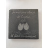 Dessous de verre -Le Consentant