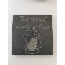 Dessous de verre - Le Travail