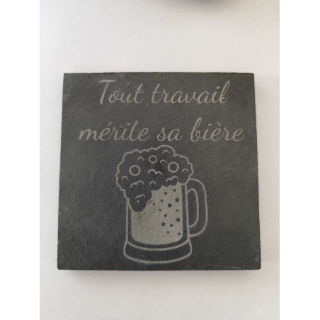 Dessous de verre - Le Travail