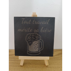 Dessous de verre - Le Travail